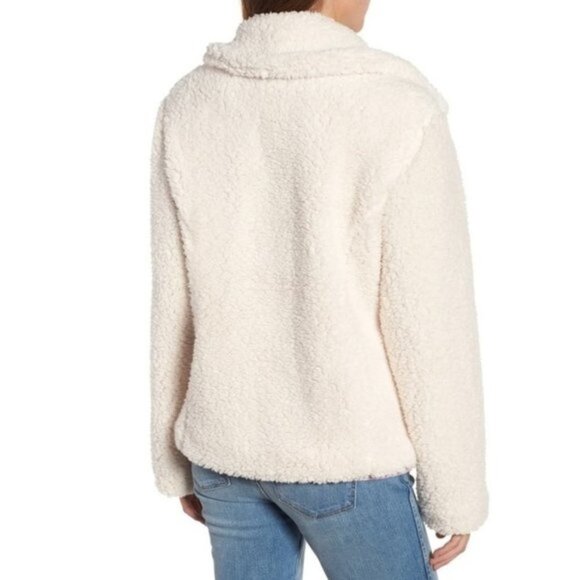 Caslon Fleece Faux Shearling Jacket - Picture 2 of 6